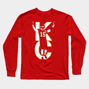 Patrick Mahomes KC Chiefs Design Long Sleeve T-Shirt